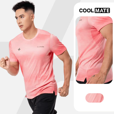 Áo thun nam Tshirt chạy bộ Graphic Sky áo thể thao running nhẹ, thoáng khí, thấm hút tốt Coolmate