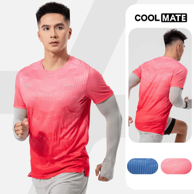 Áo thun nam Tshirt chạy bộ Graphic Energy áo thể thao running thoáng khí thấm hút tốt Coolmate