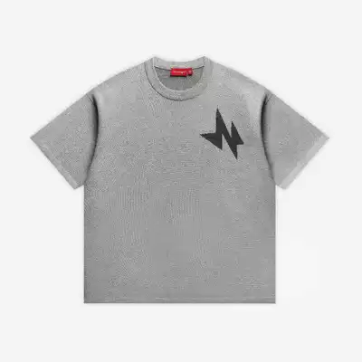 Áo thun NEEDS OF WISDOM N Logo Knit Tee - Grey - Local Brand Chính Hãng