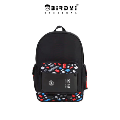 Balo nam nữ BIRDYBAG BRICK BACKPACK chống nước nhiều ngăn, cặp sách đi học đựng laptop 13 inches