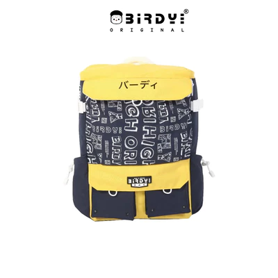Balo nam đi học thời trang màu đen, trắng nam nữ Local Brand BIRDYBAG - RAMBO