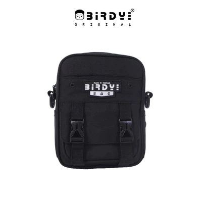 Túi đeo chéo nam nữ unisex mini nhỏ gọn ALIEN 2/ Black vải Canvas chống nước thương hiệu Birdybag