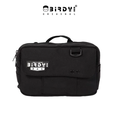 Túi đeo chéo nam nữ unisex mini nhỏ gọn FUNNI BAG HORIZONTAL vải Canvas chống nước thương hiệu Birdybag