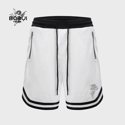 Quần Bóng Rổ lưới BOBUI thêu logo Angel