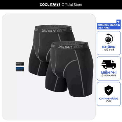 Combo 02 Quần lót nam thể thao Boxer Briefs ExDry Microfiber Coolmate