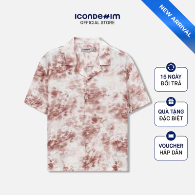 Áo Sơ Mi Nam ICONDENIM Cuban Sandstone Dye Form Relaxed SMID0392