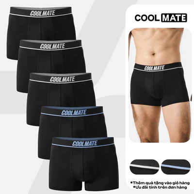 [MUA 5 TẶNG 1]Combo 5 Quần Lót Nam Trunk Active Mesh Thoáng mát, Co giãn, Nhanh Khô - Coolmate