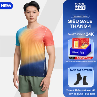 Áo thun thể thao đa năng AirFlow Exdry Dynamic, áo chạy bộ, pickleball siêu nhẹ COOLMATE