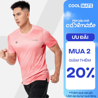 [MUA 2 GIẢM 20%]Áo thun nam Tshirt chạy bộ Graphic Sky áo thể thao running nhẹ, thoáng khí, thấm hút tốt Coolmate