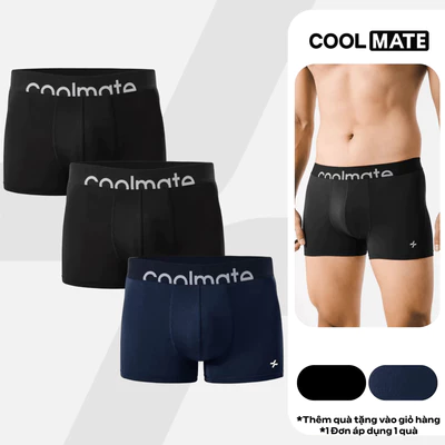 [MUA 3 TẶNG 1]Combo 3 Quần Lót Nam dáng Trunk AirMesh co giãn, thoáng mát, nhanh khô Coolmate