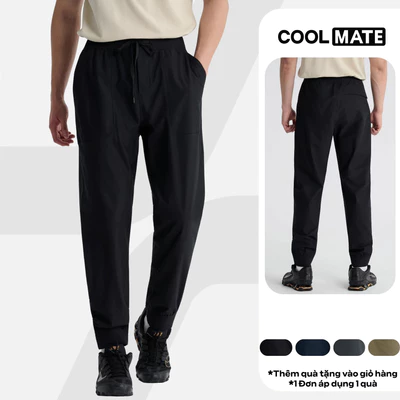 [TẶNG TẤT]Quần Jogger ECC Warp Knitting co giãn thoáng khí, quần đi làm đi chơi dạo phố Coolmate