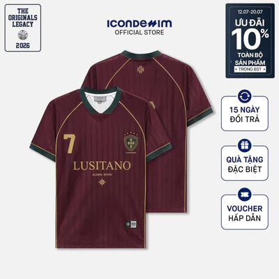 Áo Thun Nam ICONDENIM Lusitano Legend Form Regular ATID0792