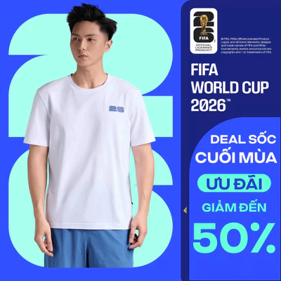 [GIÁ SỐC]Áo thun Tshirt nam nữ Cotton Compact World Cup Blue Matrix