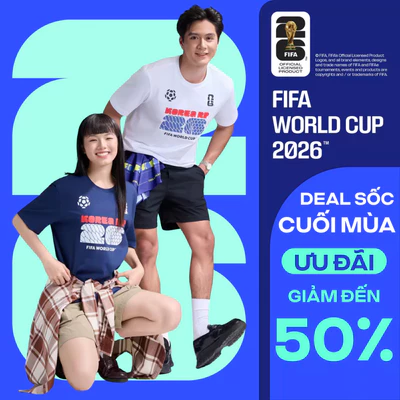 [GIÁ SỐC]Áo thun Tshirt nam nữ Cotton Compact World Cup Korea Edition 26, Áo cổ vũ đội tuyển Hàn Quốc