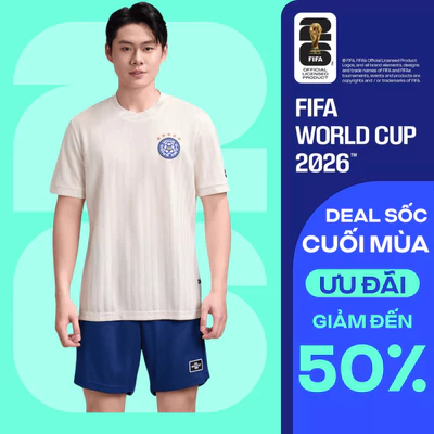[GIÁ SỐC]Áo thun cổ tròn Jacquard Exdry ProActive World Cup, áo đa năng thể thao Bóng đá, mặc hàng ngày COOLMATE