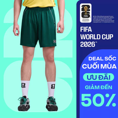 [GIÁ SỐC]Quần shorts thể thao bóng đá nam phối line Exdry Peformance World Cup thoáng khí, thấm hút tốt COOLMATE