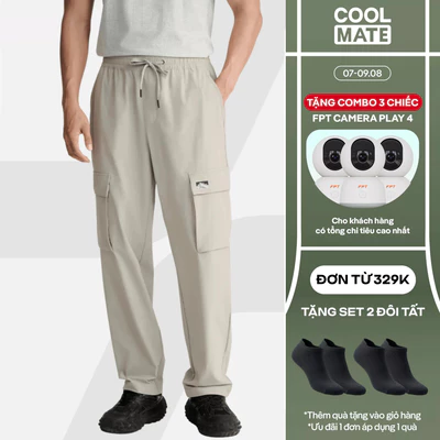 [TẶNG COMBO TẤT ĐƠN 329K]Quần túi hộp Utility lightweight co giãn, quần Outdoor du lịch dạo phố Coolmate KHÔNG ĐỔI TRẢ