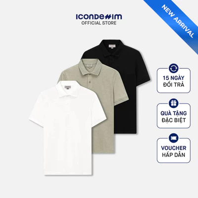 Áo Polo Nam ICONDENIM Parallel Form Regular PLID0285