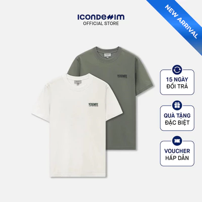 Áo Thun Nam ICONDENIM Granite Horizon Form Regular ATID0749