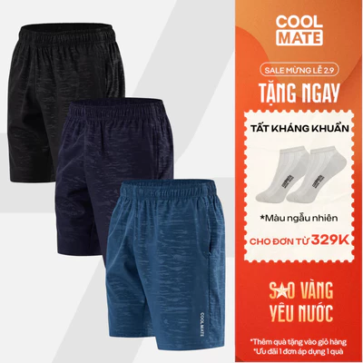 [TẶNG TẤT ĐƠN 329K]Combo 3 Quần Short nam thể thao 7inch Ultra, Max Ultra Short, Ultra Pro mềm, nhẹ Coolmate