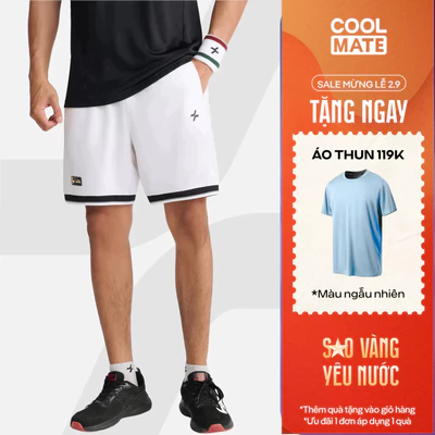 [TẶNG ÁO THUN]Quần thể thao nam 6inch Pickleball Smash Shot Essentials thoáng khí thấm hút tốt Coolmate