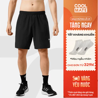 [TẶNG TẤT ĐƠN 329K]Quần Shorts Nam thể thao Tập Gym 7 inch Essentials co giãn thoáng khí Coolmate