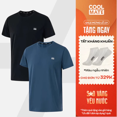 [TẶNG TẤT ĐƠN 329K]Combo 2 Áo Thun thể thao nam ProMax S1 thấm hút tốt, thoáng khí, nhanh khô Coolmate