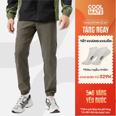 [TẶNG TẤT ĐƠN 329K]Quần dài thể thao nam Jogger UT đa năng, trượt nước, co giãn, độ bền cao - Coolmate