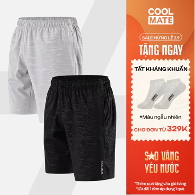 [TẶNG TẤT ĐƠN 329K]Combo 2 quần short thể thao nam Ultra pro thoáng khí Coolmate