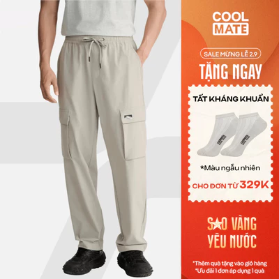 [TẶNG TẤT ĐƠN 329K]Quần túi hộp Utility lightweight co giãn, quần Outdoor du lịch dạo phố Coolmate KHÔNG ĐỔI TRẢ