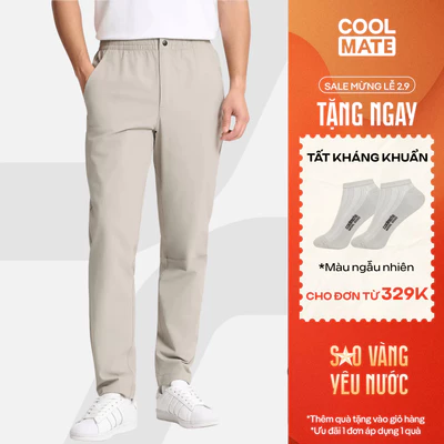 [TẶNG TẤT ĐƠN 329K]Quần dài Outdoor Flex Pants co giãn trượt nước quần thể thao trekking chống bám bụi Coolmate