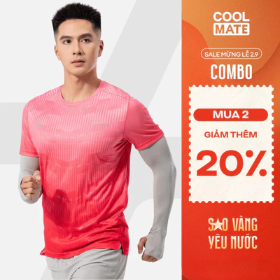 [MUA 2 GIẢM 20%]Áo thun nam Tshirt chạy bộ Graphic Energy áo thể thao running thoáng khí thấm hút tốt Coolmate