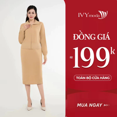 Chân váy bút chì len lông cừu IVY moda MS 30M7810