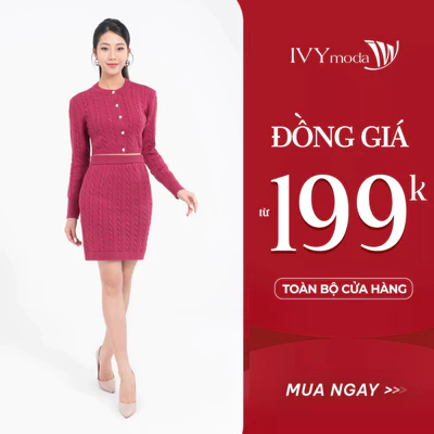 Áo khoác len lông cừu dáng croptop nữ IVY moda MS 77M7835