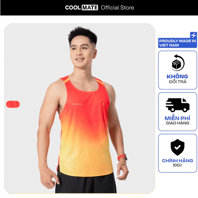 [MUA 3 GIẢM 12%]Áo sát nách Singlet thể thao nam chạy bộ "VIỆT NAM TIẾN BƯỚC" thấm hút, thoáng khí Coolmate
