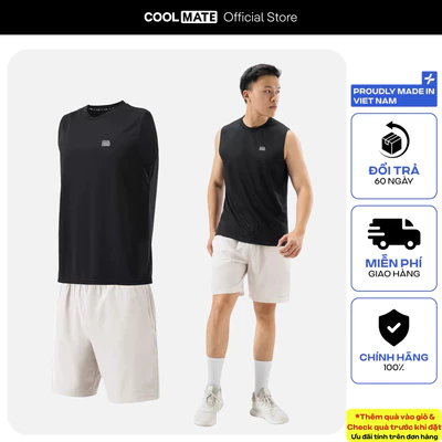Set tập thể thao Áo Sleeveless Active Essentials + Quần Shorts 7 inch đa năng Coolmate
