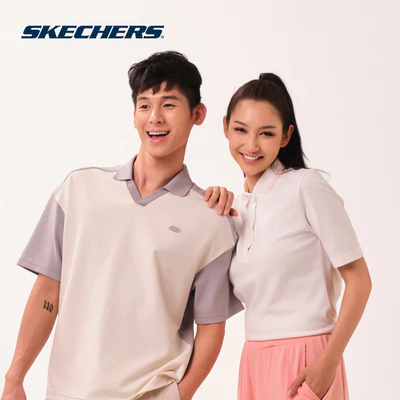Short Sleeve Polo Nữ Skechers Cali Summer Iconic Short Sleeve Polo - SL126W159-00QF