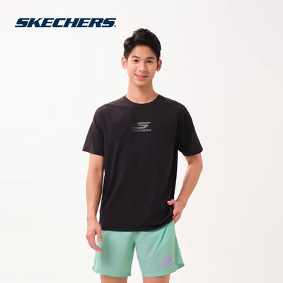 Áo Thun Tay Ngắn Nam Skechers Running Performance Short Sleeve Tee - SP126M107-0018