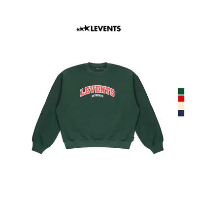 Áo Sweater Levents Seasonal Visual Boxy Nỉ Bông