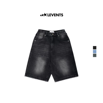 Quần Đùi Jeans Levents Washed Jorts