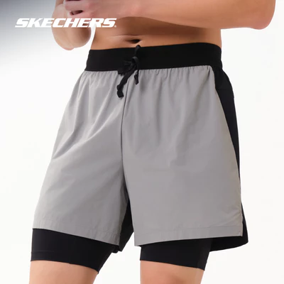 Quần Đùi Thể Thao Nam Skechers Running Performance Shorts - SP226M128-04D8