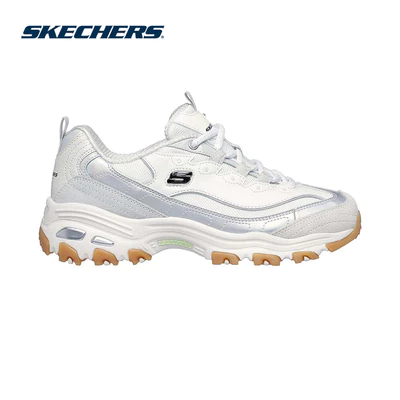 Giày Thể Thao Nữ Skechers Sport D'Lites Dazzling Shine Thường Ngày - 150556-WGY Air-Cooled Memory Foam