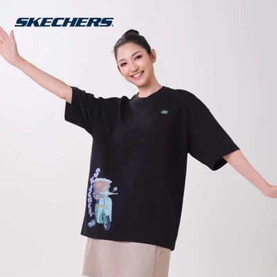 Áo Thun Tay Ngắn Unisex Skechers Skechers X Cloakwork Short Sleeve Tee - SL326U666-0018