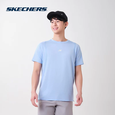 Áo Thun Tay Ngắn Nam Skechers Running Performance Short Sleeve Tee - SP326M401-02MP