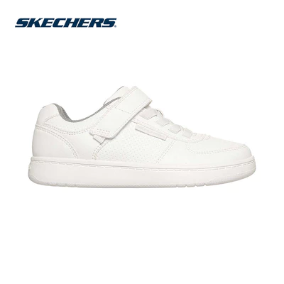 Giày Thể Thao Bé Trai Skechers Street Quick Street Lite - 418032L-WHT