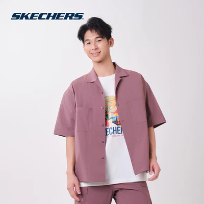 Short Sleeve Shirt Nam Skechers Cali Breeze Iconic Short Sleeve Shirt - SL326M282-0220