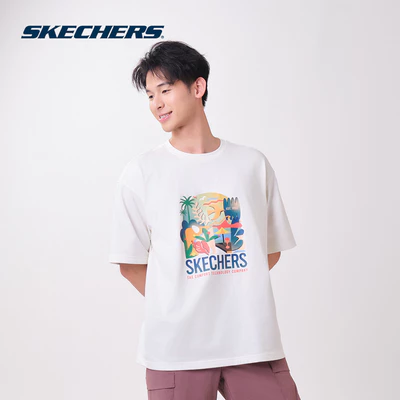 Áo Thun Tay Ngắn Nam Skechers Cali Breeze Iconic Short Sleeve Tee - SL326M278-00QF
