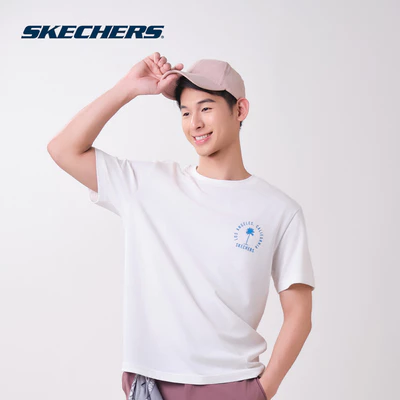 Áo Thun Tay Ngắn Nam Skechers Cali Breeze Iconic Short Sleeve Tee - SL326M275-00QF