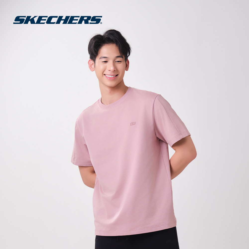 Áo Thun Tay Ngắn Nam Skechers Cali Breeze Lounge Short Sleeve Tee - SL326M272-04JD