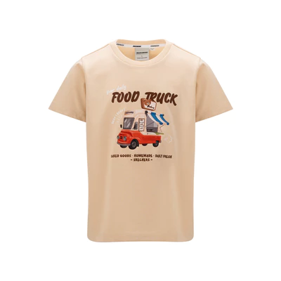 Áo Thun Tay Ngắn Bé Trai Skechers Food Truck Short Sleeve Tee - SL125B066-00XE Online Sale